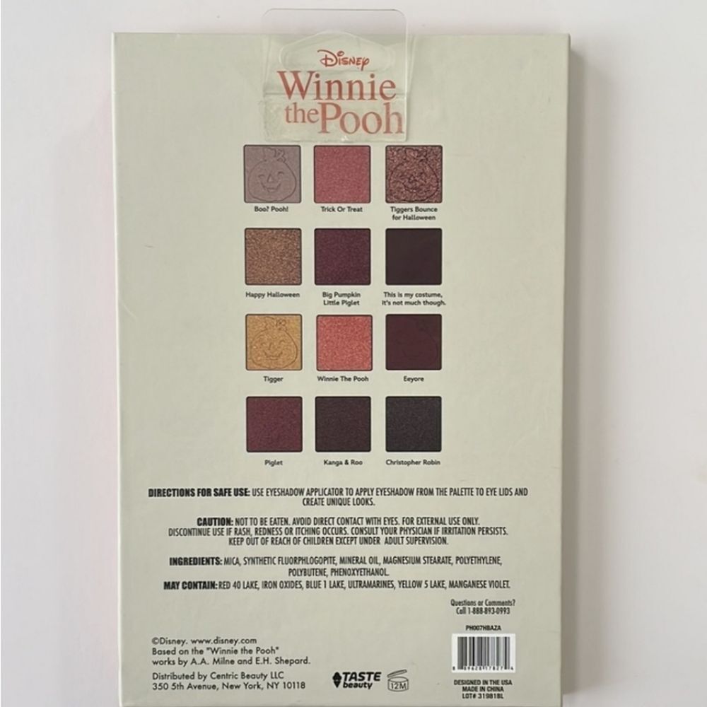Taste Beauty Winnie The Pooh Happy Halloween Eyeshadow Palette - Picture 5 of 7